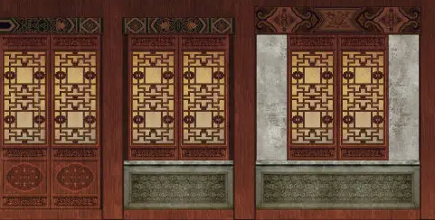 新盈镇隔扇槛窗的基本构造和饰件